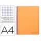 Bloc Liderpapel DIN A4 wonder cuadrícula 5mm tapa polipropileno 90gr color naranja