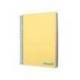 Cuaderno espiral Liderpapel Wonder Tamaño DIN A4 Tapa plastico Cuadricula 5 mm 90 g/m2 con 5 bandas 4 taladros color Amarillo