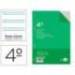 Recambio Liderpapel cuarto 6 taladros 60 gr pautado 2.5 mm