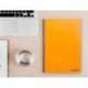 Cuaderno espiral marca Liderpapel folio smart Tapa blanda 80h 60gr cuadro 4mm con margen Color naranja