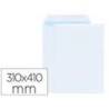 SOBRE MARCA LIDERPAPEL BOLSA BLANCO 310X410 MM SOLAPA TIRA DE SILICONA PAPEL OFFSET 100 GR CAJA DE 250 UNIDADES