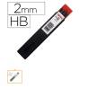 MINAS MARCA ROTRING GRAFITO 2 MM HB ESTUCHE DE 12 MINAS