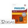 MEMORIA SDHC MICRO MARCA PHILIPS 32GB CLASS 10 CON ADAPTADOR