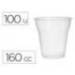 VASO DE PLASTICO COLOR TRANSPARENTE 160 CC PAQUETE DE 100 UNIDADES
