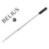 RECAMBIO BOLIGRAFO BELIUS CON ROSCA COLOR NEGRO CAJA 3 UNIDADES