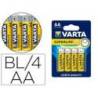 PILA MARCA VARTA SALINA SUPERLIFE AA TIPO R-06 BLISTER DE 4 UNIDADES