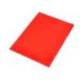 Carpeta dossier uñero plastico q-connect din a4 120 micras roja caja de 100 unidades