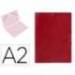 Carpetas de gomas carton Liderpapel Din A2 rojo