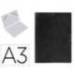 Carpetas de gomas carton Liderpapel Din A3 negro
