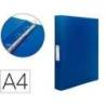 Carpeta de 4 anillas Beautone polipropileno lomo 40 mm Din A4 azul