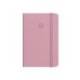 CUADERNO CON GOMILLA ANTARTIK NOTES TAPA DURA DIN A4 HOJAS CUADRICULA ROSA PASTEL 100 HOJAS 80 GR FSC