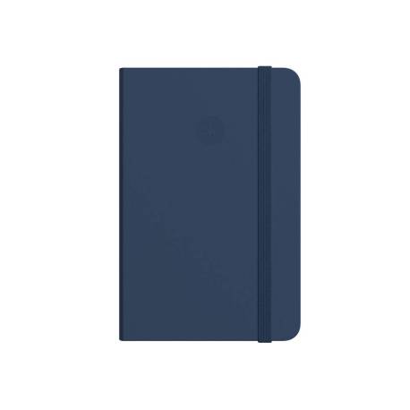 CUADERNO CON GOMILLA ANTARTIK NOTES TAPA DURA DIN A4 HOJAS PUNTOS AZUL MARINO 100 HOJAS 80 GR FSC