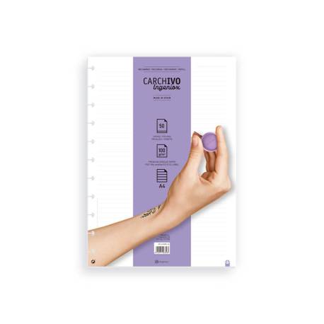 RECAMBIO CUADERNO MARCA CARCHIVO INGENIOX A4 50 HOJAS HORIZONTAL
