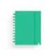CUADERNO CARCHIVO MARCA INGENIOX FOAM A5 80H CUADRICULA VERDE