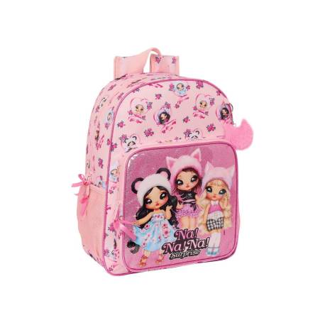 MOCHILA ESCOLAR SAFTA ADAPTABLE A CARRO NA NA NA SURPRISE FABULOUS 140X330X420 MM POLIESTER