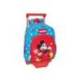 MOCHILA ESCOLAR SAFTA CON CARRO MICKEY MOUSE FANTASTIC 100X280X340 MM POLIESTER