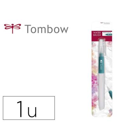 PINCEL MARCA TOMBOW WATER BRUSH CON DEPOSITO RELLENABLE PUNTA MEDIA BLISTER DE 1 UNIDAD