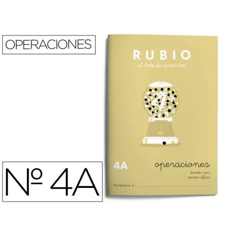 Cuaderno Rubio Matemáticas Operaciones nº 4 A Dividir por varias cifras