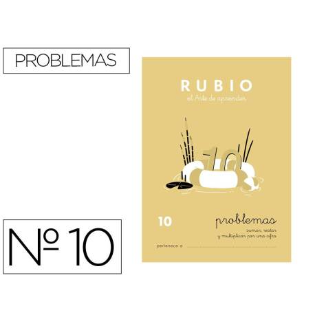 Cuaderno Rubio Problemas nº 10 Sumar, restar y multiplicar por una cifra