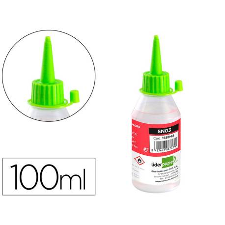 SILICONA LIQUIDA MARCA LIDERPAPEL PARA MANUALIDADES BOTE DE 100 ML