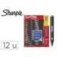 ROTULADOR MARCA SHARPIE ACRYLIC PUNTA REDONDA BLISTER DE 12 UNIDADES COLORES SURTIDOS