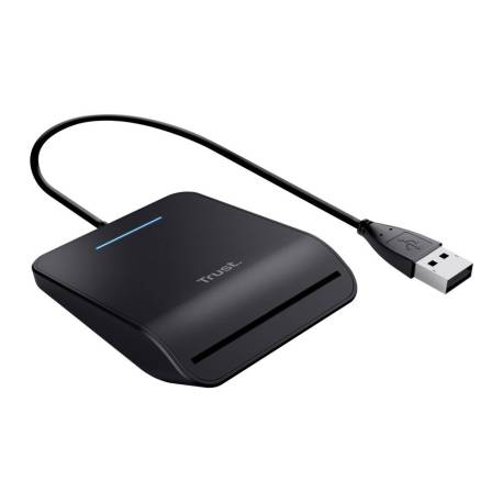 LECTOR DE TARJETAS MARCA TRUST PRIMO DNI SMARTCARD USB-A COLOR NEGRO