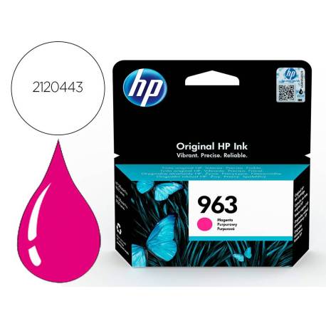 CARTUCHO INK-JET HP 963 COLOR CIAN 3JA24AE