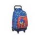MOCHILA SAFTA GRANDE CON RUEDAS COMPACT EXTRAIBLE SONIC PRIME 450X330X220 MM POLIESTER