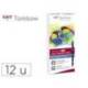 Rotulador Tombow Acuarelable Doble Punta Pincel Estuche de 12 Colores Primarios