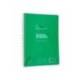 CUADERNO ESPIRAL LIDERPAPEL DIN A5 PAUTAGUIA TAPA PLASTICO 80H 90GR CUADRO PAUTADO 4MM CON MARGEN VERDE