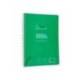 CUADERNO ESPIRAL LIDERPAPEL DIN A5 PAUTAGUIA TAPA PLASTICO 80H 90GR CUADRO PAUTADO 3 MM CON MARGEN VERDE