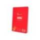 CUADERNO ESPIRAL LIDERPAPEL DIN A5 PAUTAGUIA TAPA PLASTICO 80H 90GR CUADRO PAUTADO 3 MM CON MARGEN ROJO