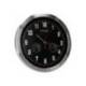 RELOJ Q-CONNECT DE PARED METALICO REDONDO 35,5 CM MOVIMIENTO SILENCIOSO COLOR CROMADO CON ESFERA COLOR NEGRA