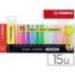 Rotulador Stabilo Boss 70 Fluorescente Colores Surtidos Blister de 15 unidades