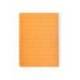 CUADERNO ESPIRAL LIDERPAPEL DIN A5 PAUTAGUIA TAPA PLASTICO 80H 90GR CUADRO PAUTADO 4MM NARANJA