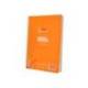 CUADERNO ESPIRAL LIDERPAPEL DIN A5 PAUTAGUIA TAPA PLASTICO 80H 90GR CUADRO PAUTADO 3MM NARANJA