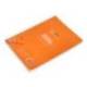 CUADERNO ESPIRAL LIDERPAPEL DIN A5 PAUTAGUIA TAPA PLASTICO 80H 90GR CUADRO PAUTADO 3MM NARANJA