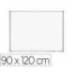 PIZARRA BLANCA MARCA ROCADA LACADA MAGNETICA MARCO ALUMINIO CON CANTONERAS 90X120 CM