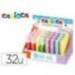 ROTULADOR MARCA CARIOCA FLUORESCENTE COLOR PASTEL EXPOSITOR DE 32 UNIDADES COLORES SURTIDOS