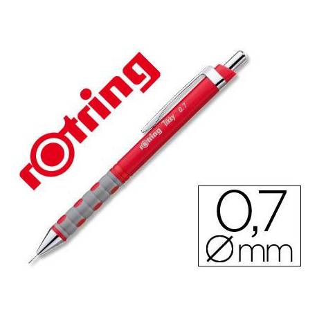 PORTAMINAS ROTRING TIKKY 0,7 MM COLOR ROJO