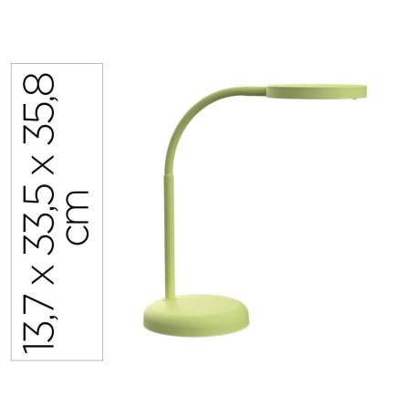 LAMPARA DE ESCRITORIO MAUL LED JOY VERDE LIMA 137X335X358 MM