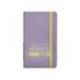 CUADERNO CON GOMILLA ANTARTIK NOTES TAPA BLANDA DIN A6 CUADRICULA MORADO Y AMARILLO 100 HOJAS 80 GR FSC