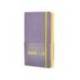 CUADERNO CON GOMILLA ANTARTIK NOTES TAPA BLANDA DIN A6 CUADRICULA MORADO Y AMARILLO 100 HOJAS 80 GR FSC