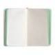 CUADERNO CON GOMILLA ANTARTIK NOTES TAPA BLANDA DIN A6 CUADRICULA GRIS Y TURQUESA 100 HOJAS 80 GR FSC