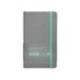 CUADERNO CON GOMILLA ANTARTIK NOTES TAPA BLANDA A6 HOJAS LISAS GRIS Y TURQUESA 100 HOJAS 80 GR FSC