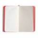 CUADERNO CON GOMILLA ANTARTIK NOTES TAPA BLANDA DIN A6 CUADRICULA NEGRO Y ROJO 100 HOJAS 80 GR FSC