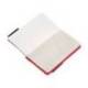 CUADERNO CON GOMILLA ANTARTIK NOTES TAPA BLANDA DIN A6 RAYAS NEGRO Y ROJO 100 HOJAS 80 GR FSC