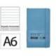 CUADERNO CON GOMILLA ANTARTIK NOTES TAPA BLANDA A6 RAYAS AZUL CLARO 100 HOJAS 80 GR FSC