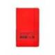 CUADERNO CON GOMILLA ANTARTIK NOTES TAPA BLANDA DIN A6 CUADRICULA ROJO 100 HOJAS 80 GR FSC