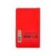 CUADERNO CON GOMILLA ANTARTIK NOTES TAPA BLANDA DIN A6 CUADRICULA ROJO 100 HOJAS 80 GR FSC